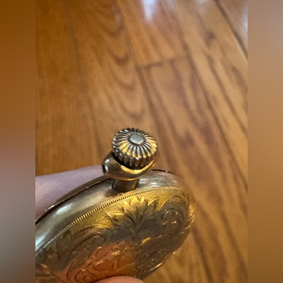 Antique Gold Elgin Pocket Watch Pendant - Picture 4 of 8